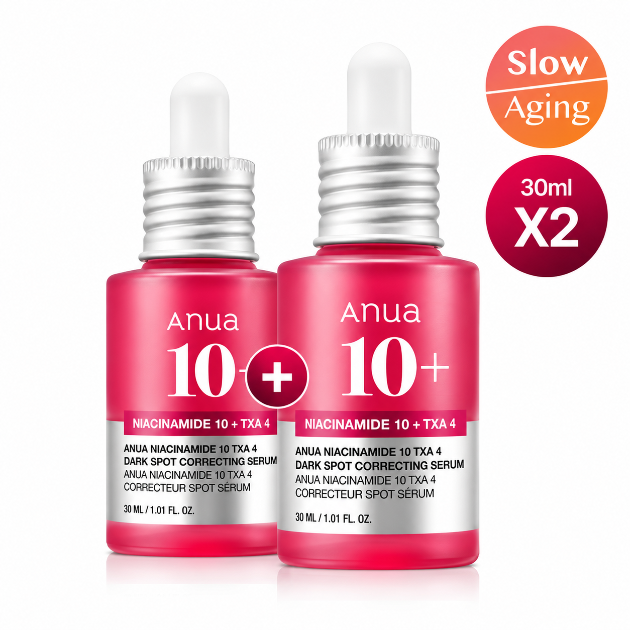 Anua TXA Niacin Trace Serum 30ml 2 packs