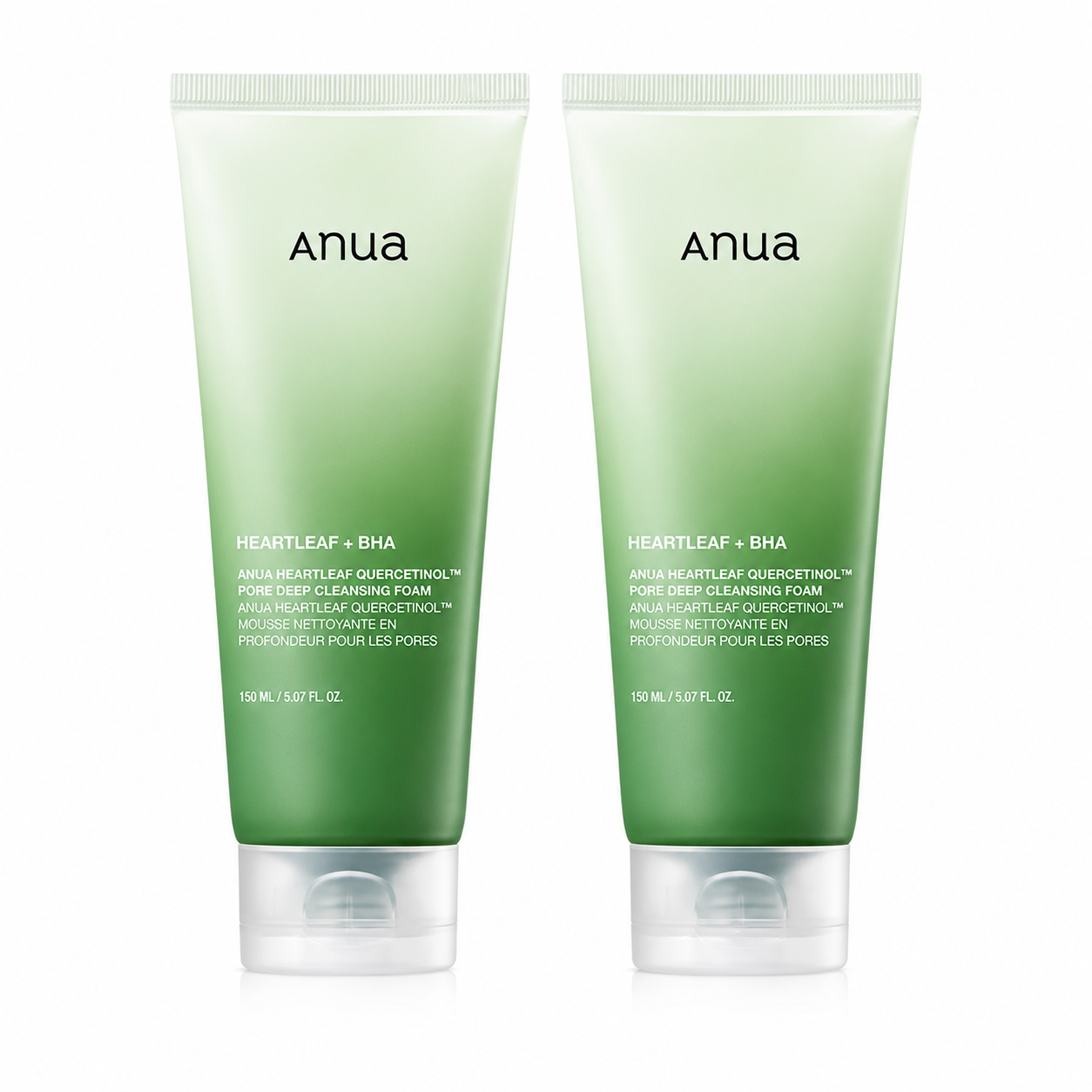 Anua Houttuynia cordata sebum removal pore foam 150ml 2 packs special