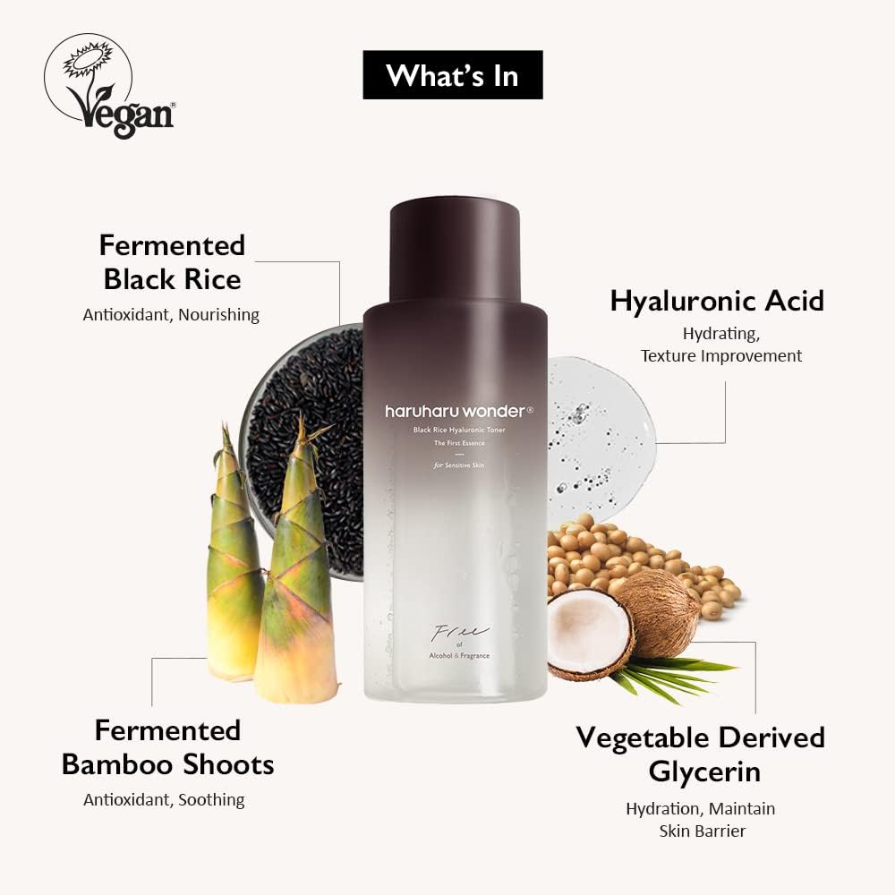 Haru Haru Wonder Black Rice Hyaluronic Toner 150ml Special (+30ml)