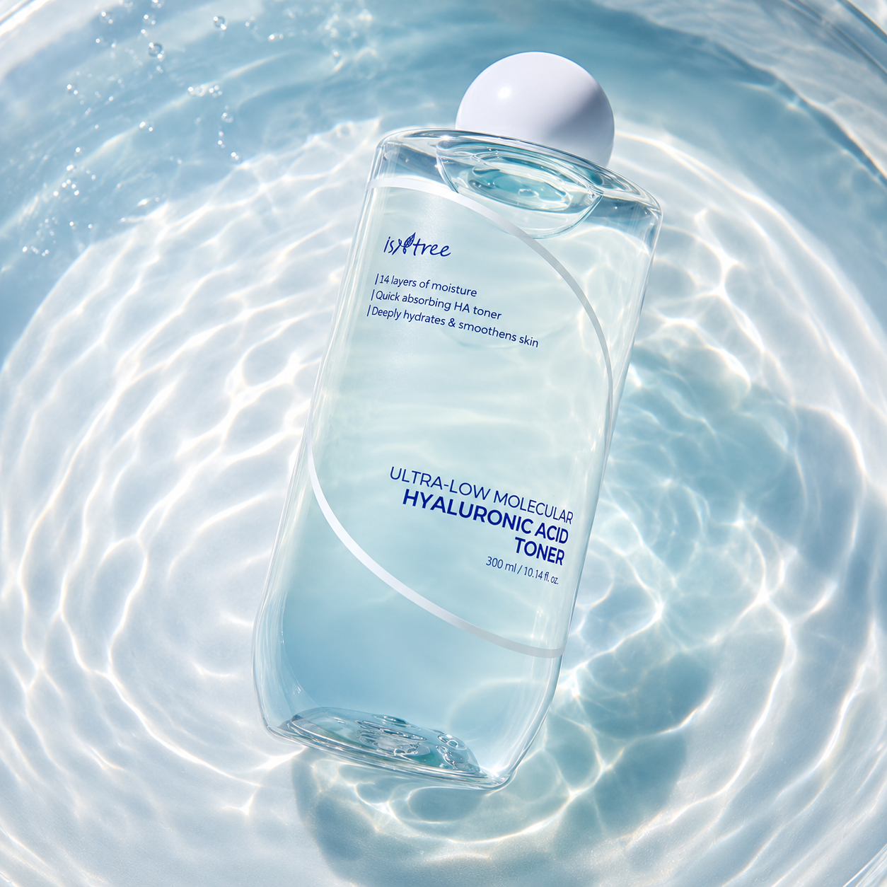 Isntree ultra-low molecule hyaluronic acid toner 300ml