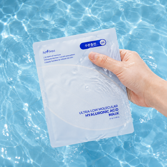Isntree ultra-low molecule hyaluronic acid mask 10 sheets