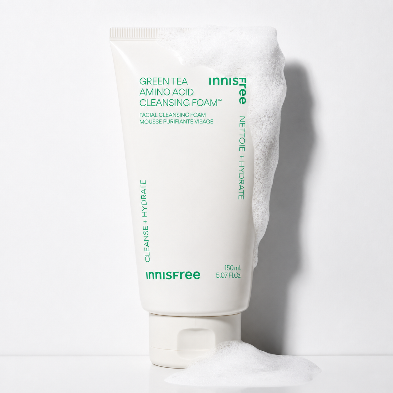 Innisfree Green Tea Amino Moisture Cleansing Foam 150g