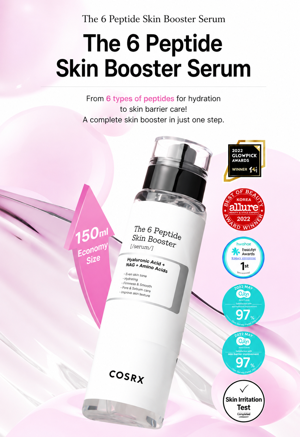 COSRX The 6 Peptide Skin Booster Serum 30ml