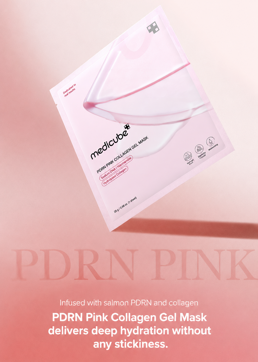 Medicube PDRN pink collagen gel mask pack 7 sheets