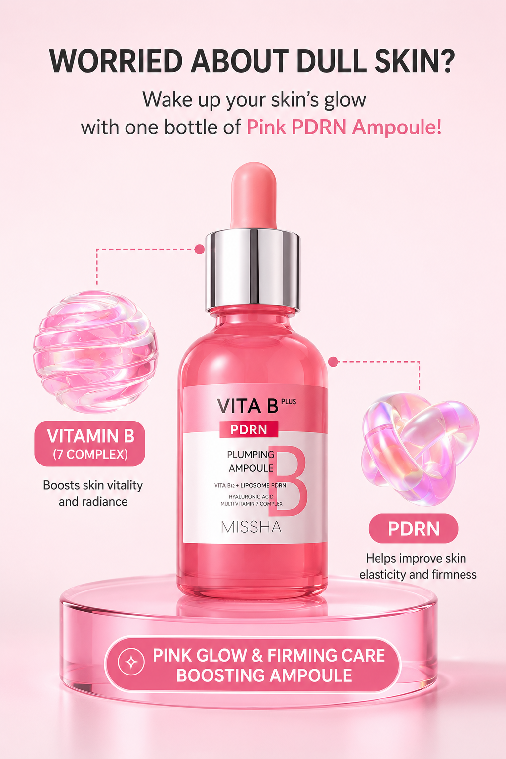 Missha Vitabee Plus PDRN Plumping Ampoule 30ml