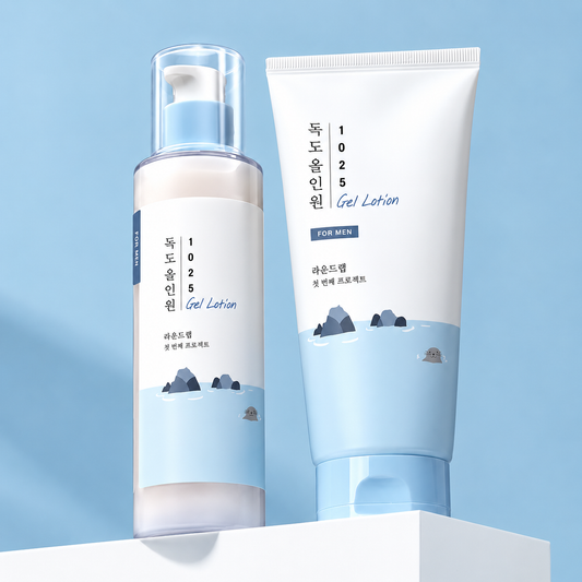 Round Lab for Men 1025 Dokdo All-in-one Gel Lotion 200ml+200ml