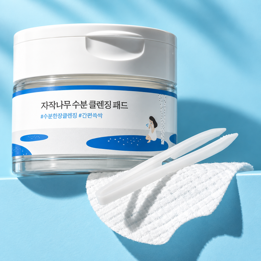 Round Lab Birch Moisture Cleansing Pads, 60 sheets