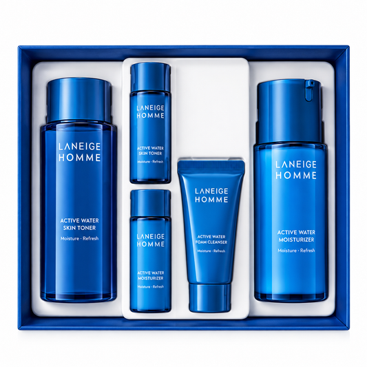 Laneige Homme Active Water 2 types special (+ 3 miniatures)