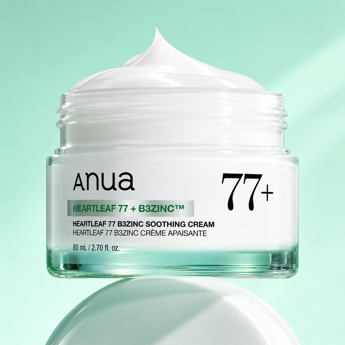 Anua Houttuynia cordata 77 B3 Zinc Soothing Cream 80ml Double Special (+Tube 80g)