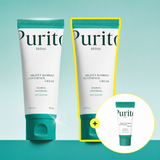 Purito Seoul Mighty Bamboo Panthenol Cream 100ml Duo Special (+15ml)