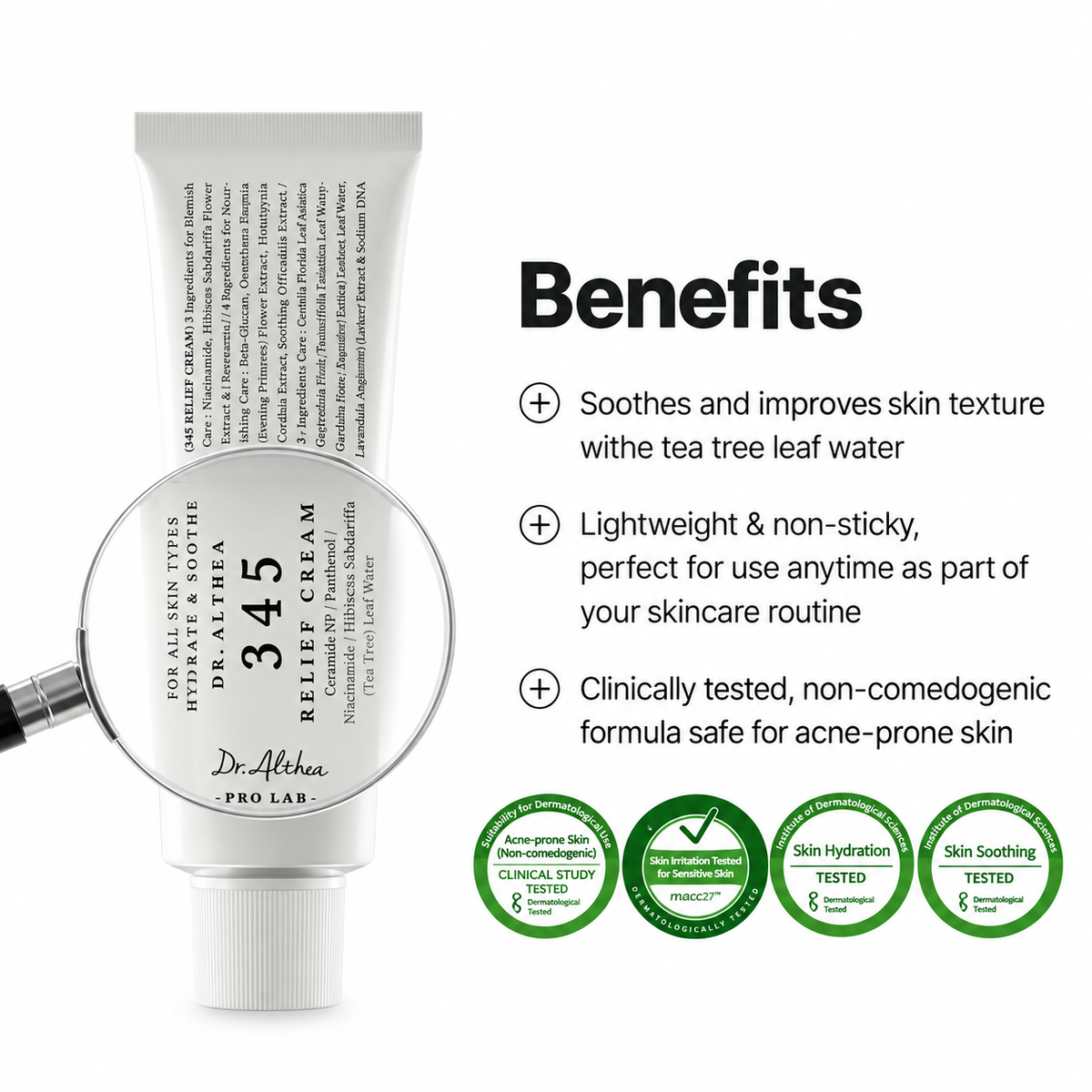 Dr. Althea 345 Relief Cream 50ml special (+10ml*2ea+tubing ringer)