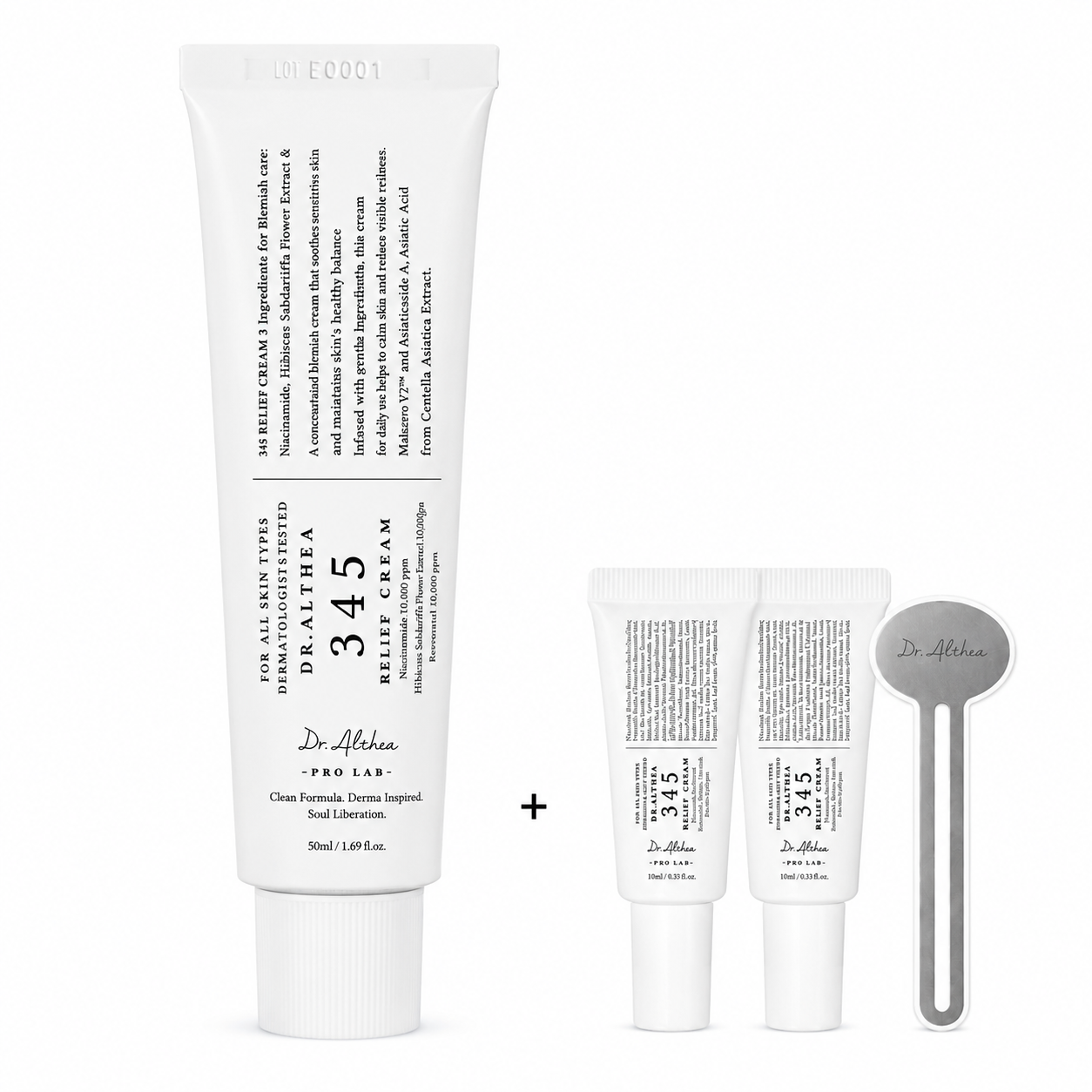 Dr. Althea 345 Relief Cream 50ml special (+10ml*2ea+tubing ringer)