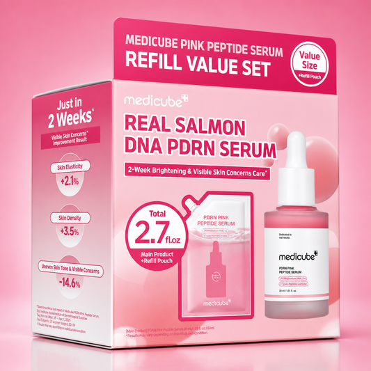 [1st place whitening ampoule] Medicube PDRN pink ampoule 30ml special (main product + refill 50ML + 2 gel pads x 2)