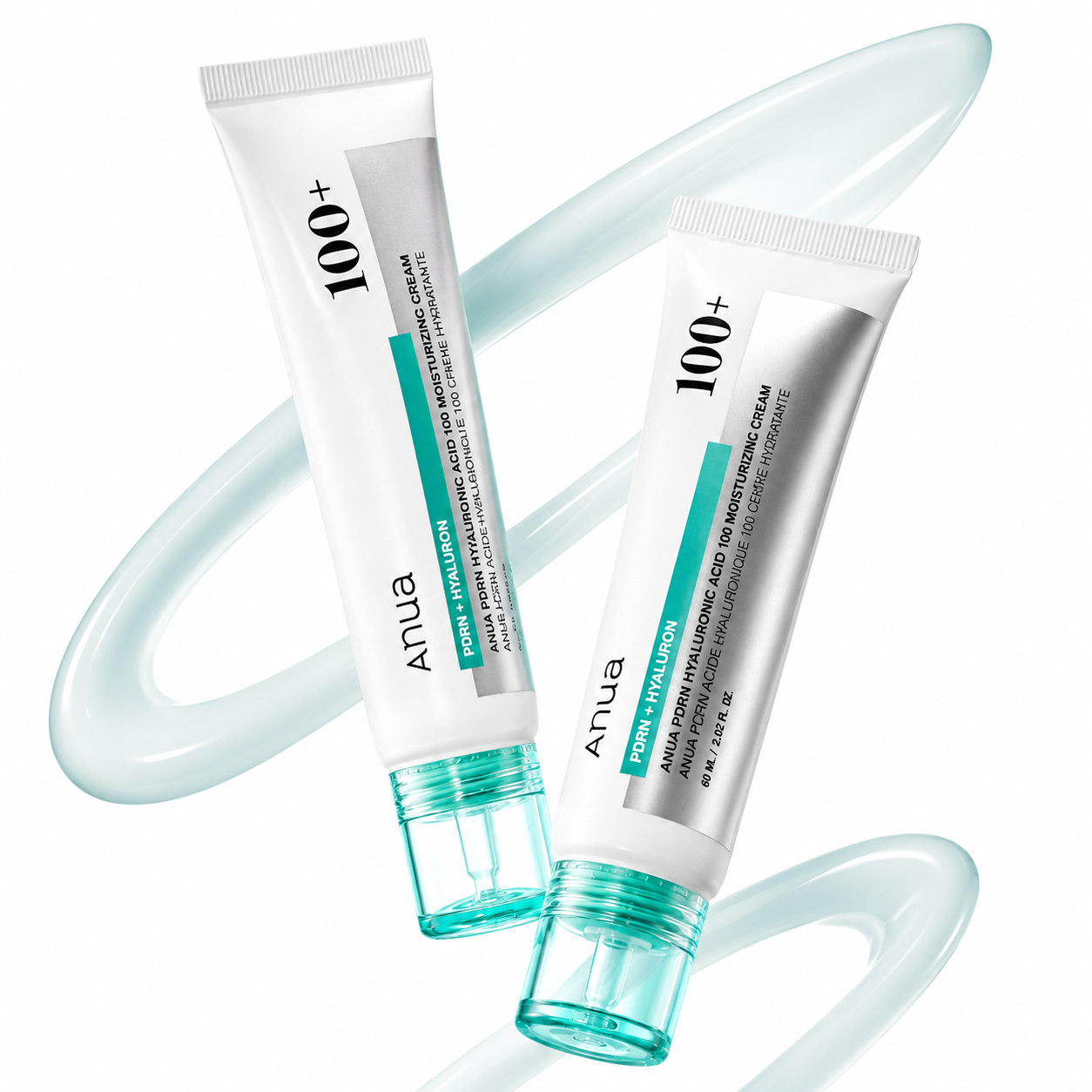 Anua PDN Hyaluronic Acid 100 Moisture Cream 60mL 2 packs special