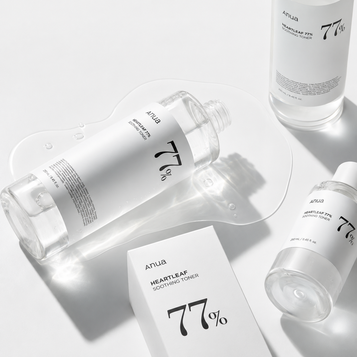 Anua Houttuynia cordata 77 Hyaluronic Moisture Calming Toner 250ml Double Special
