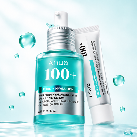 Anua PDN Hyaluronic Acid Capsule 100 Serum 30mL Special Set (+ Cream 30ml)