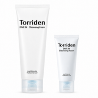 Torriden Dive-in low molecular weight hyaluronic acid cleansing foam 150ml plan (+30ml free)