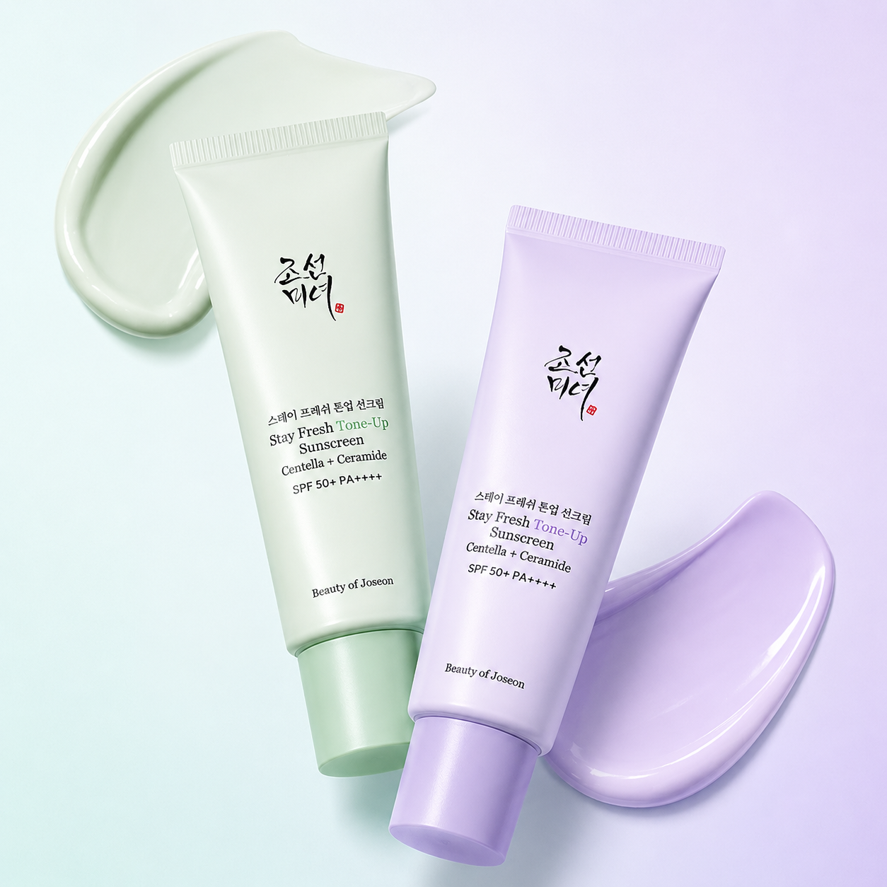 [Cool Tone Glow/Filter Tone Up] Joseon Beauty Stay Fresh Tone Up Sun Cream 50ml (Purple/Green)