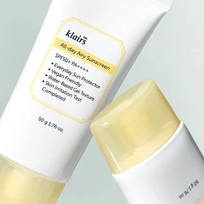 Klairs All Day Airy Sunscreen SPF50+ PA++++ 50g