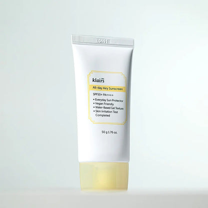 Klairs All Day Airy Sunscreen SPF50+ PA++++ 50g