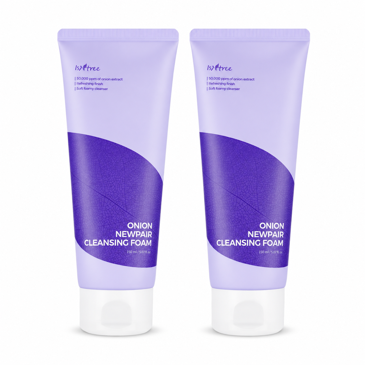 Isntree Onion New Fair Cleansing Foam 150ml 2 packs