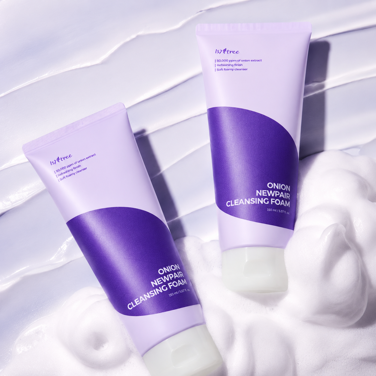 Isntree Onion New Fair Cleansing Foam 150ml 2 packs
