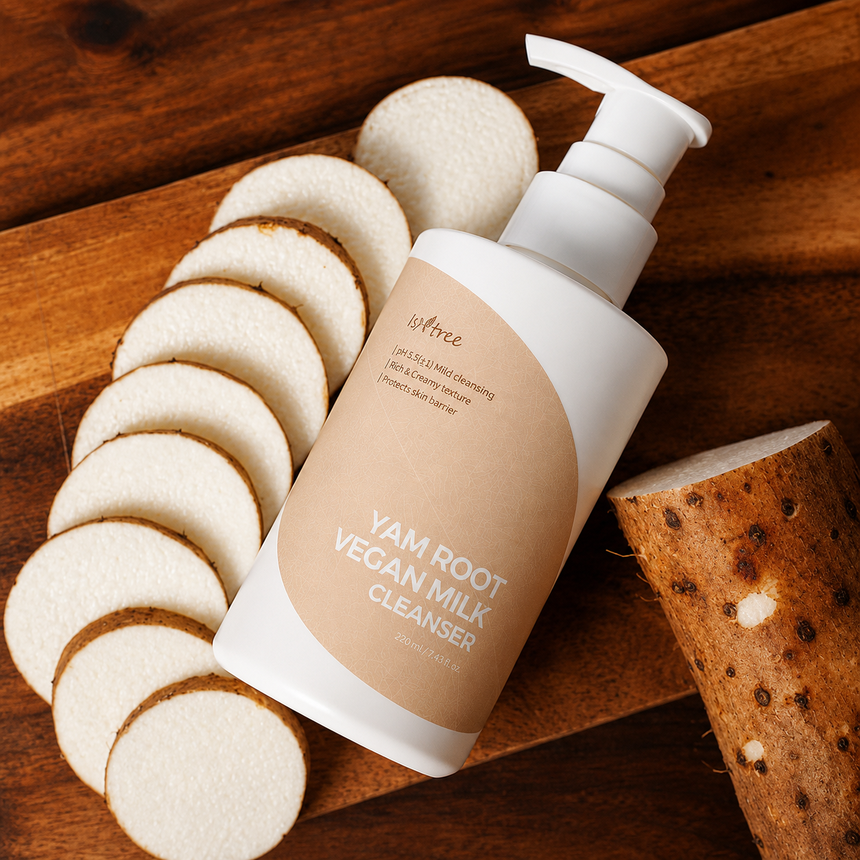Isntree Yam Vegan Milk Cleanser 220ml