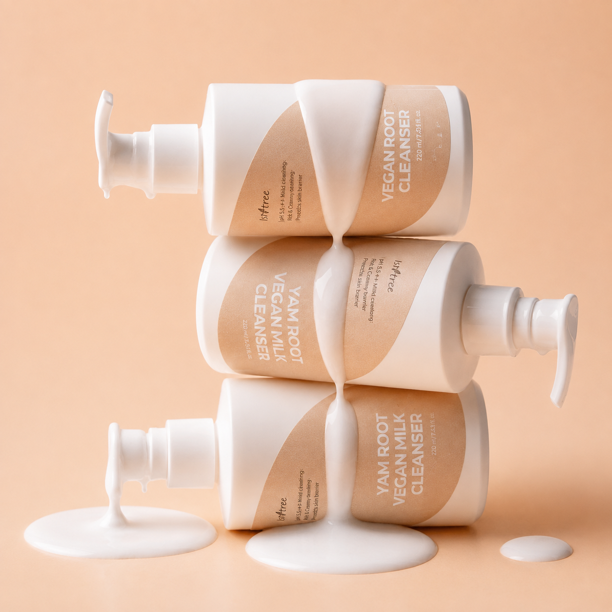 Isntree Yam Vegan Milk Cleanser 220ml