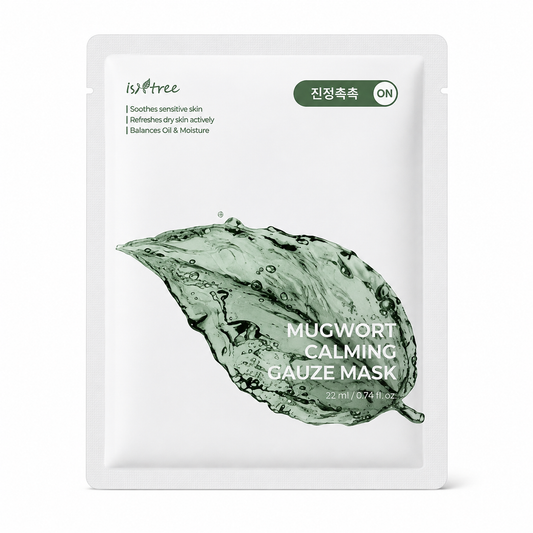 Isntree Mugwort Calming Gauze Mask 10 sheets