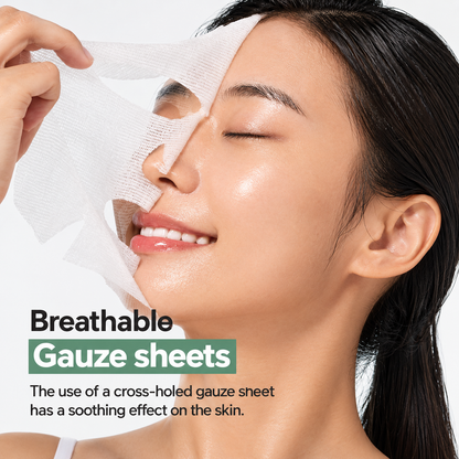 Isntree Mugwort Calming Gauze Mask 10 sheets