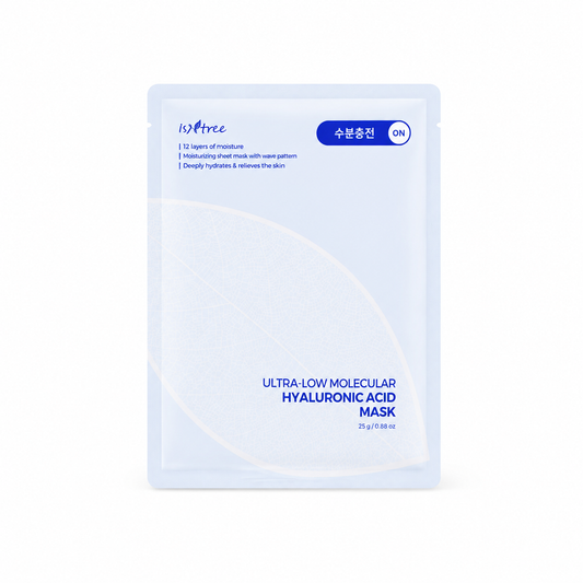 Isntree ultra-low molecule hyaluronic acid mask 10 sheets