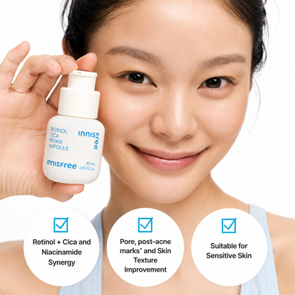 Innisfree Retinol Cica Trace Ampoule 30ml Double Special