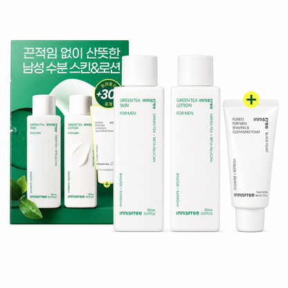 Innisfree Green Tea Skin & Lotion for Men 2-piece set