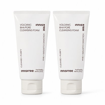 Innisfree Volcanic BHA Pore Cleansing Foam 130g Double Special