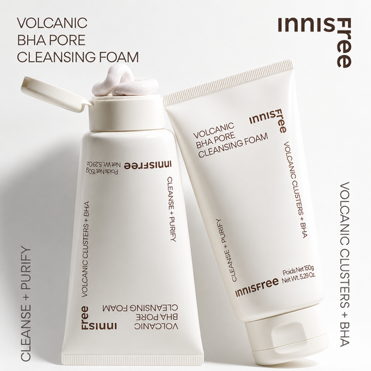 Innisfree Volcanic BHA Pore Cleansing Foam 130g Double Special
