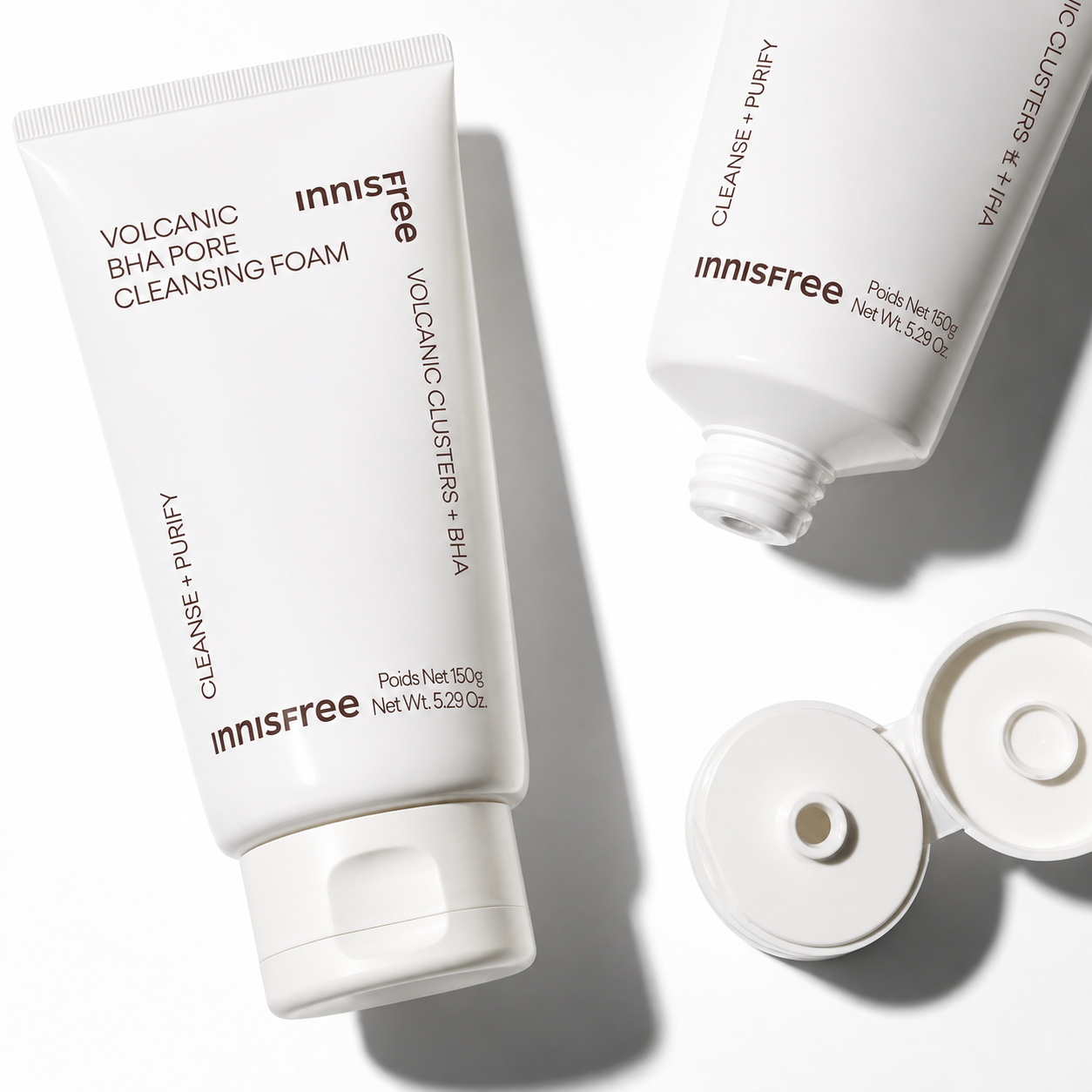 Innisfree Volcanic BHA Pore Cleansing Foam 130g Double Special
