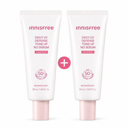 Innisfree Daily UV Tone Up No Sebum Sun Cream 50ml Double Special