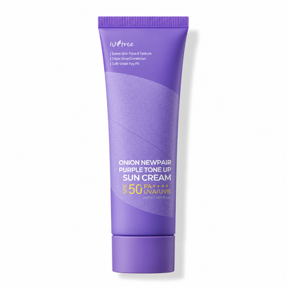 [NEW/3 Color Tone Up] IsnTree Onion New Pair Purple Tone Up Sun Cream 50ml