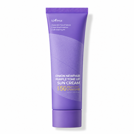 [NEW/3 Color Tone Up] IsnTree Onion New Pair Purple Tone Up Sun Cream 50ml