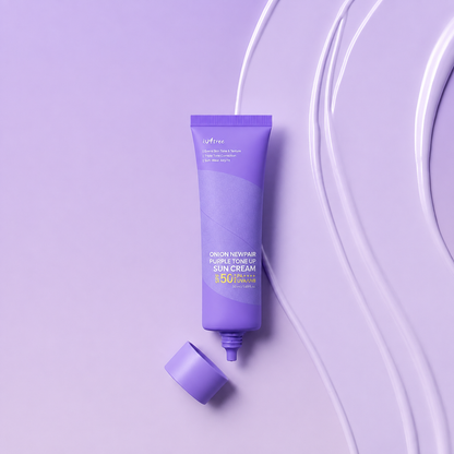 [NEW/3 Color Tone Up] IsnTree Onion New Pair Purple Tone Up Sun Cream 50ml