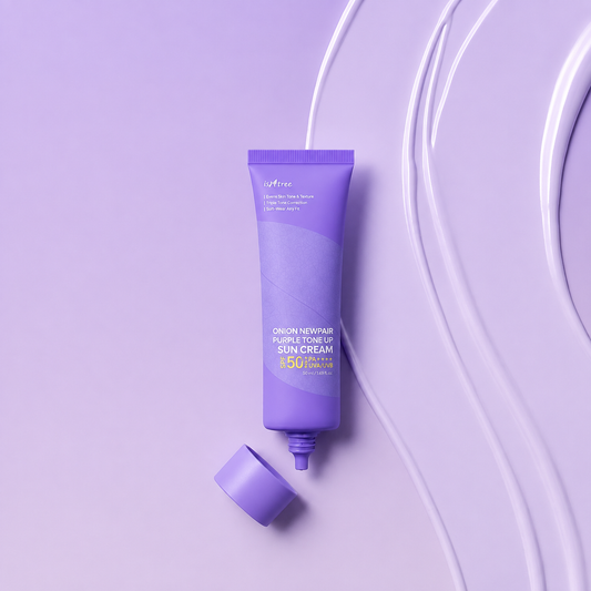 [NEW/3 Color Tone Up] IsnTree Onion New Pair Purple Tone Up Sun Cream 50ml