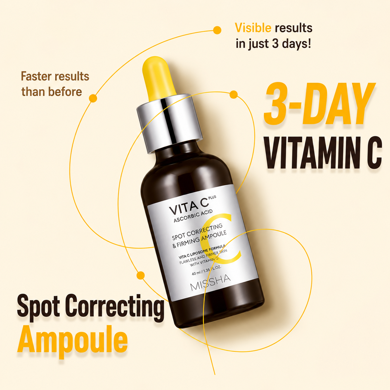 Missha Vita C Plus Blemish C Elasticity Ampoule 40ml