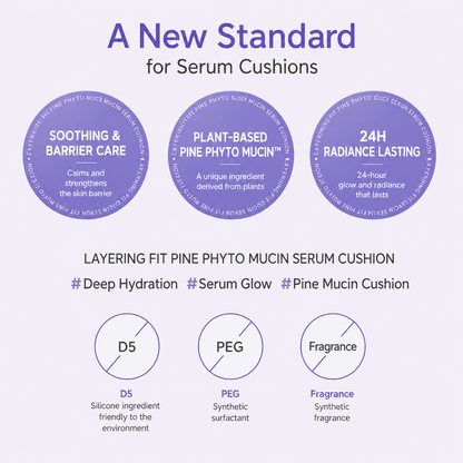 Missha Layering Fit Fine Phytomucin Serum Cushion