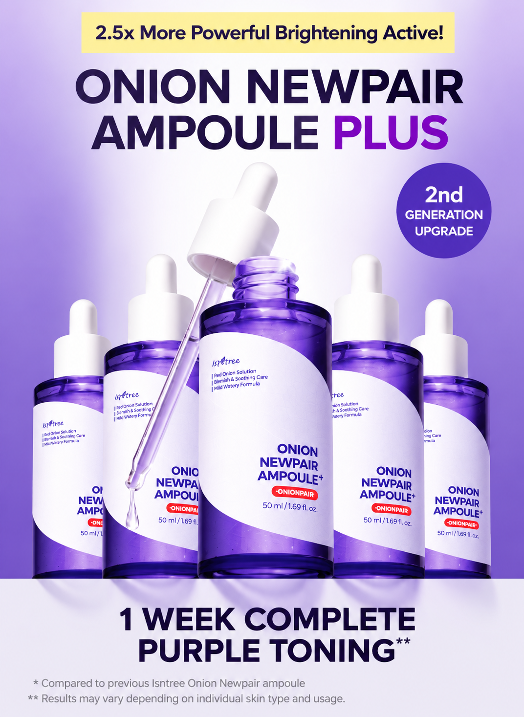 [Renewal] IsnTree Onion New Fair Ampoule Plus 50ml
