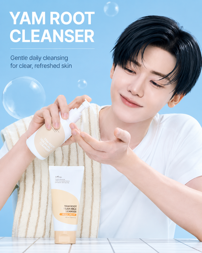 IsnTree Yam Vegan Milk Cleanser 220ml special (+refill 200ml+scrunch)