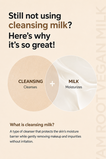 IsnTree Yam Vegan Milk Cleanser 220ml special (+refill 200ml+scrunch)