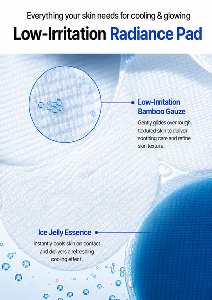 [NCT Jaemin PICK/Cooling Soothing] Isntree ultra-low molecular hyaluronic acid zinc cooling pads, 60 sheets