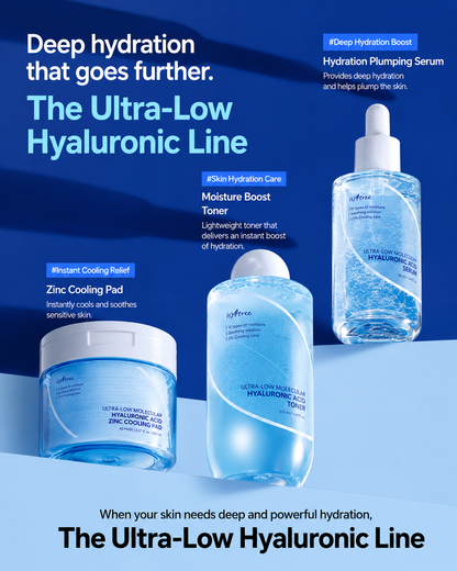[NCT Jaemin PICK/Cooling Soothing] Isntree ultra-low molecular hyaluronic acid zinc cooling pads, 60 sheets
