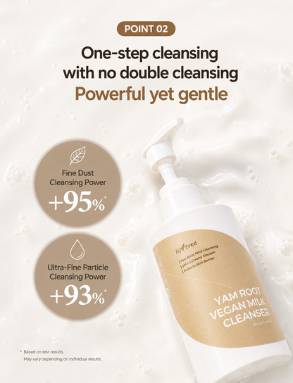 Isntree Yam Vegan Milk Cleanser 220ml