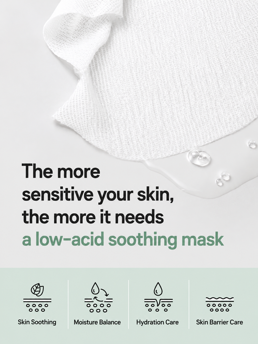 Isntree Mugwort Calming Gauze Mask 10 sheets